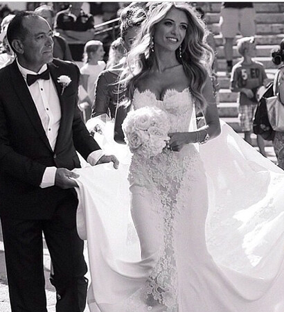 lace, happy and wedding dress
