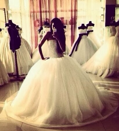 beautiful, dress and tulle