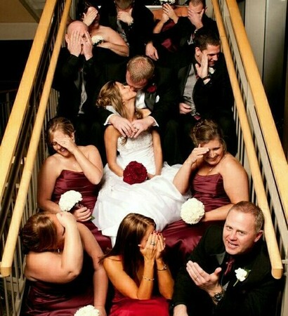 wedding kiss