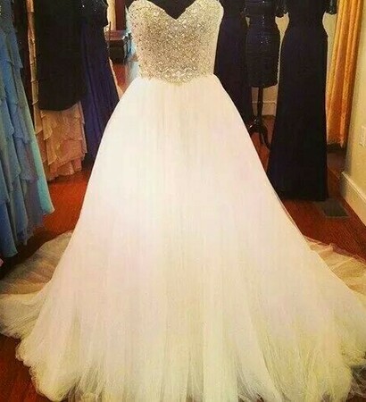 sopretty, weddingdress and cute!
