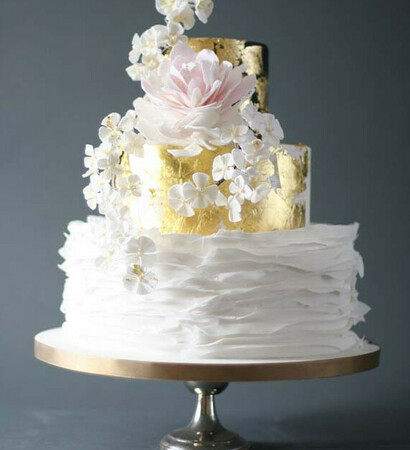 elegant cake, wedding cake and cake with flowers