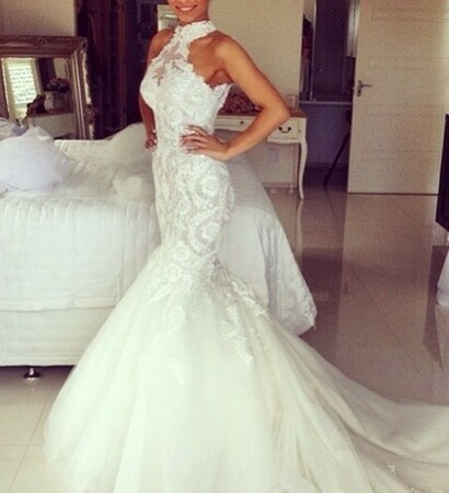 white, wedding dress and expensive