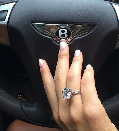 nails, diamond and luxury car