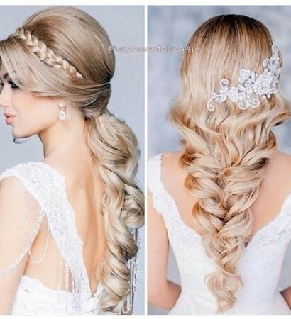 plait, curls and beautiful