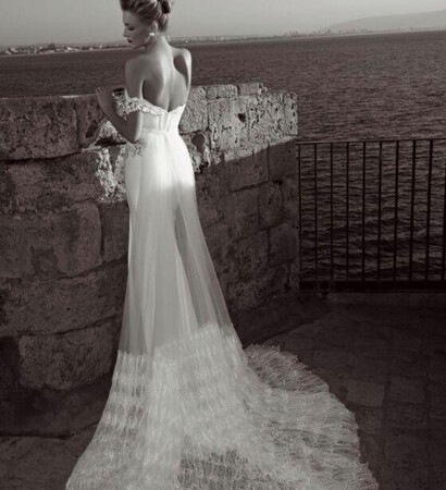 beautiful, white dress and fashion