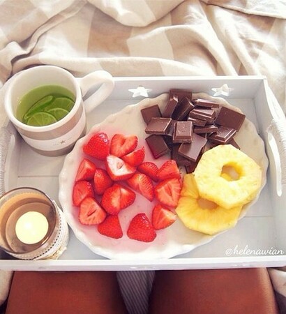 yum, fruit and wedding breakfast