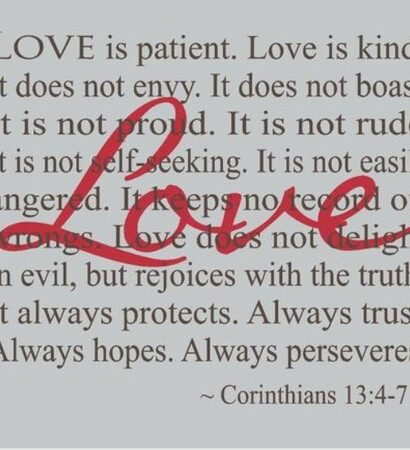 love, patient and trust