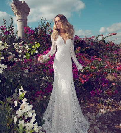 wedding dress, julie vino and fashion