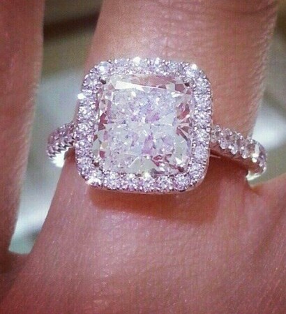 big, luxury and ring