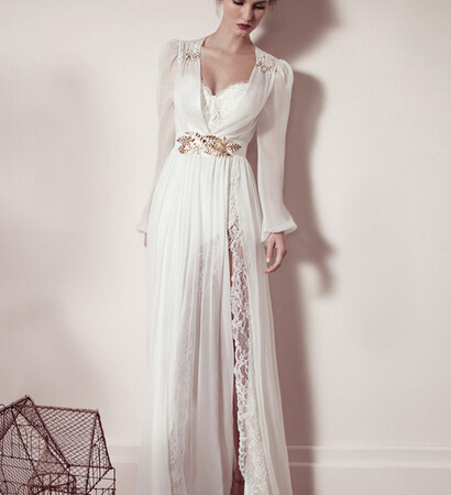 wedding dress and en
