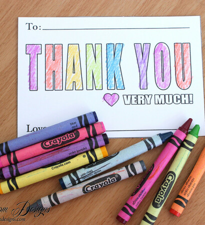 shower, thank you and printable