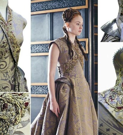 sansa stark, wedding dress and game of thrones