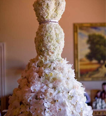ornament, flowers and bride