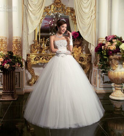 korean wedding dress and en