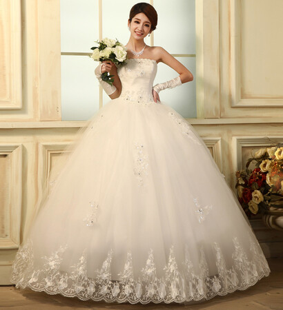 korean wedding dress and en