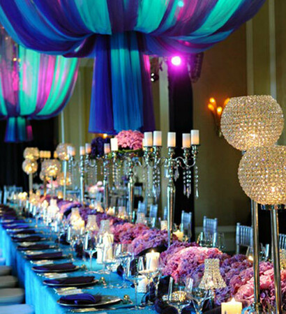 table settings, wedding decoration and marriage arrangements