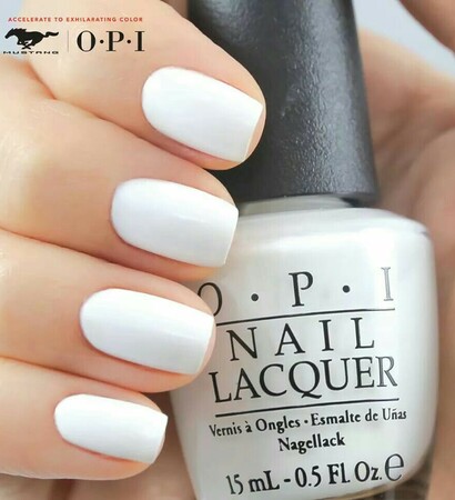 make up, white and opi