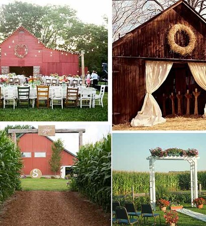 wedding avenue, farm wedding and themed wedding party