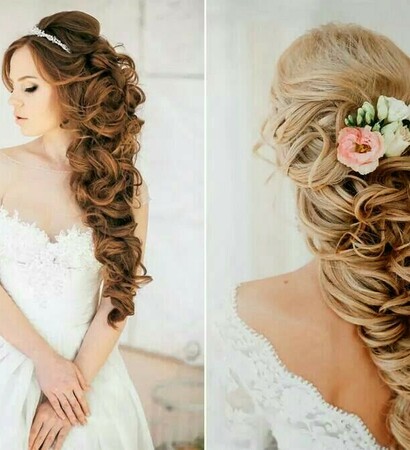 blonde, coiffure and mariee
