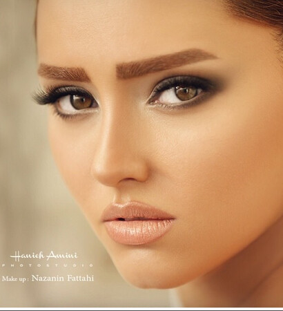 irani, make up and eyes