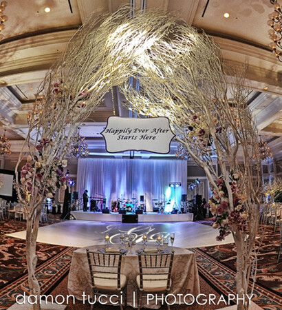 floral, gobo and rentmywedding
