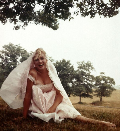 wedding dress, smile and vintage