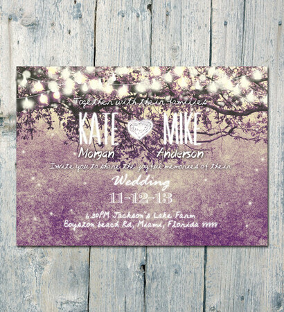 tree, plum and invitation