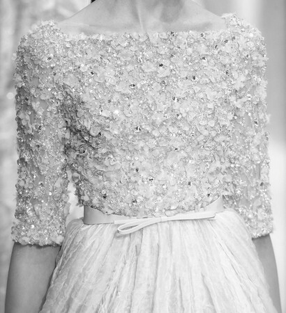 b w, haute couture and elie saab