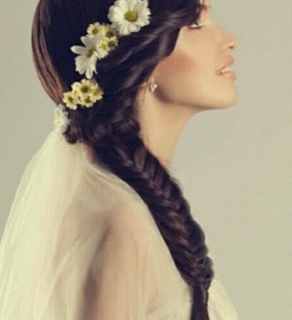 hairs, braid and weddingdress