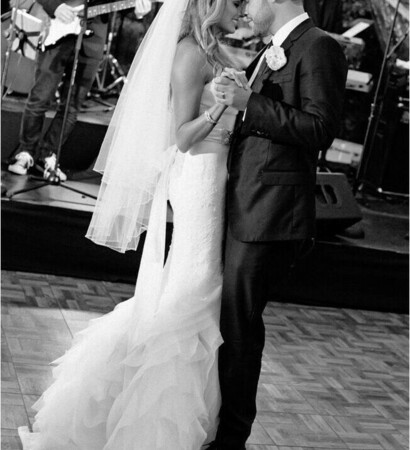 scooter braun, yael and wedding dress