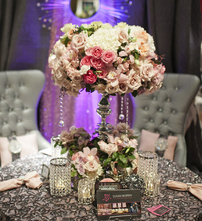 floralarrangement, uplights and floral