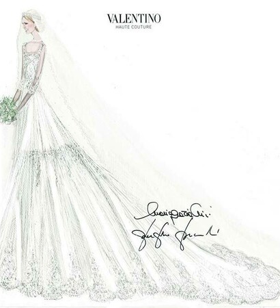 look, dress and Valentino