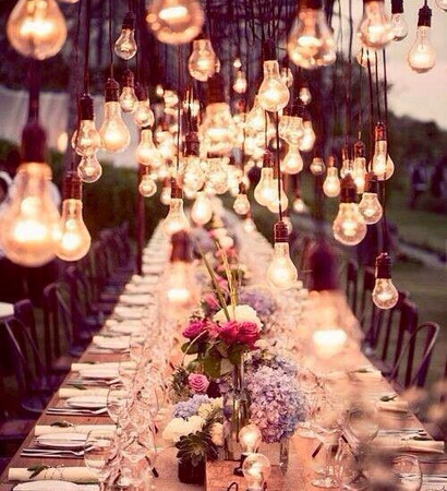 nature, outdoor wedding and flowers
