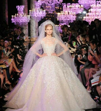 haute couture, bride and elie saab