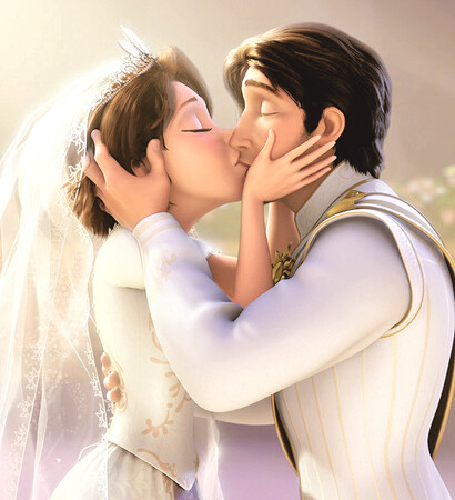 kiss, dress and eugenie