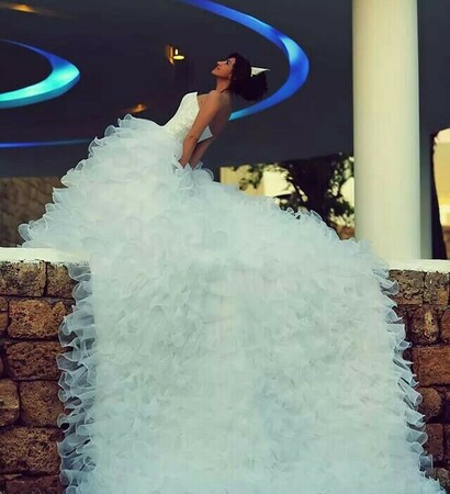 wedding dress, white and dress