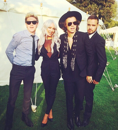 liam payne, lou teasdale and niall horan