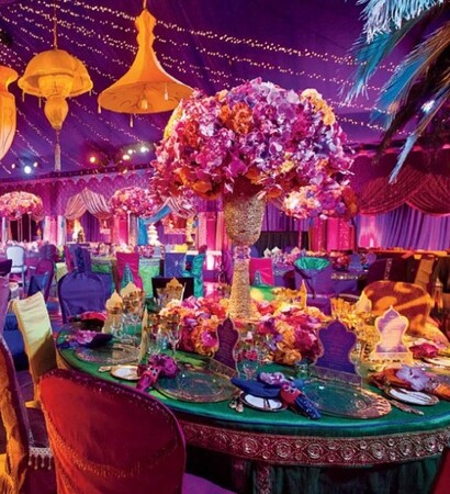 reception, batmitzvah and uplighting