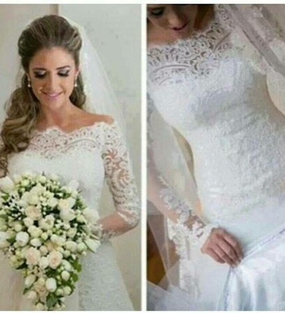 dress, bride and white