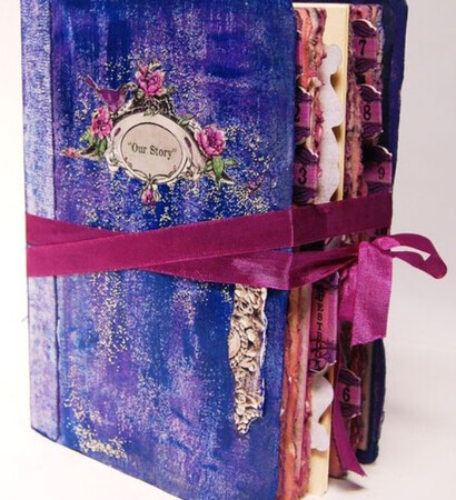 scrapbook, fairy tale and photo album