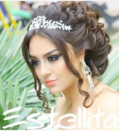 make up, hair and nice
