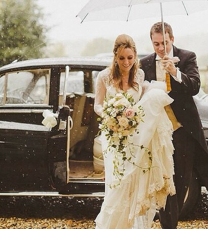bride, make up and dress