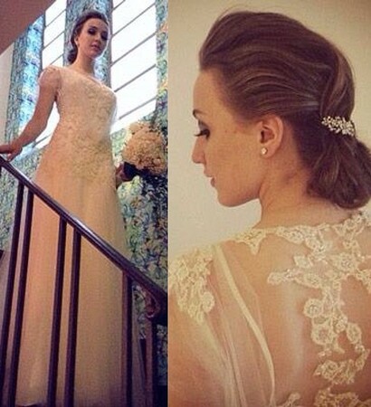 hair, details and bouquet