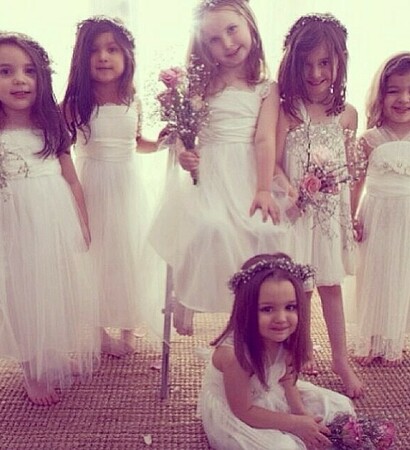 flowers, kids and beautiful