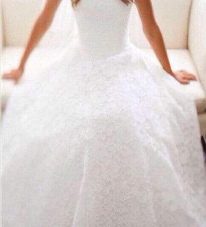 cute wedding dress, love it and elegant