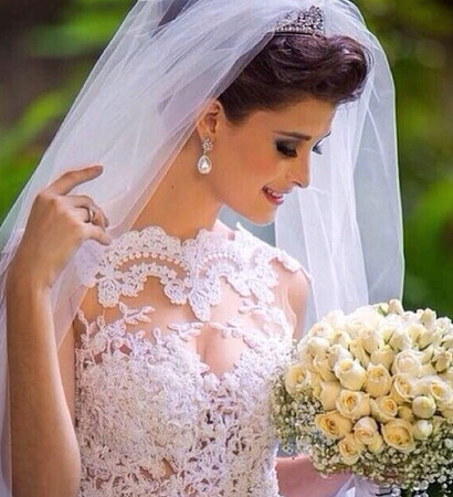 wedding dress, georgeus and happiness