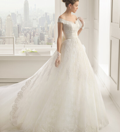 fashion, wedding dress and clothes