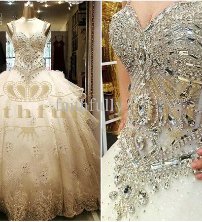 big, poofy and crystals