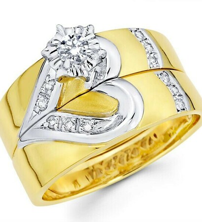 rings, silver and diamond