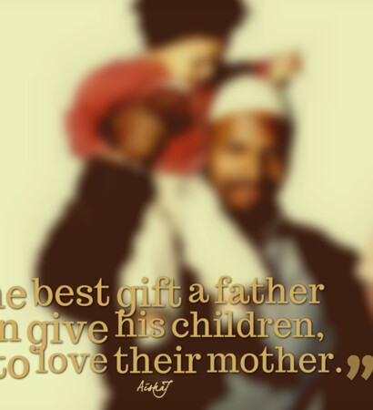 islam, couple and kids